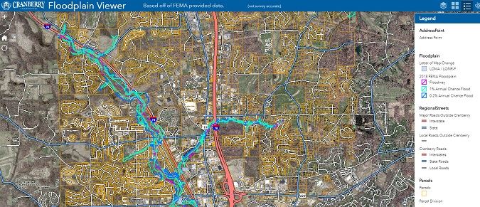 2018 Flood Plain viewer map